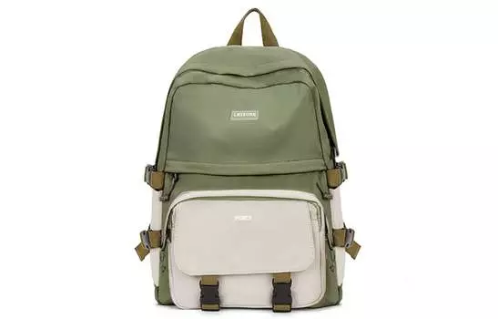 Рюкзак унисекс RIOREX, Зеленый + подвеска-кукла-корова