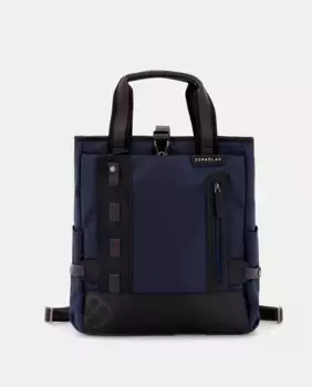 Рюкзак унисекс трансформируемый в сумочку темно-синего цвета Scharlau, тёмно-синий