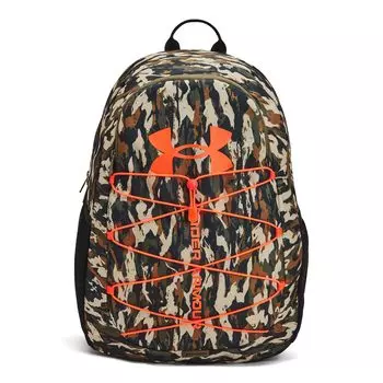 Рюкзак Unisex Under Armour Hustle Sport Backpack, цвет Marine OD Green/Marine OD Green/Blaze Orange