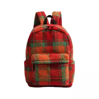 Рюкзак унисекс UNITE STAR, Хаки-зеленый клетчатый колор-блок