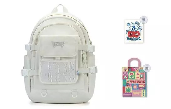 Рюкзак унисекс VANWALK, Колледж Уайт