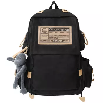 Рюкзак унисекс WARRIOR, Черный