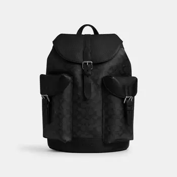 Рюкзак Уорнер COACH, цвет gunmetal/charcoal/black
