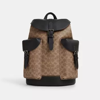 Рюкзак Уорнер COACH, цвет qb/tan/black