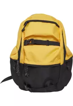 Рюкзак URBAN CLASSICS "Рюкзак унисекс Urban Classics с цветными блоками", цвет Chrome Yellow/Black/Black