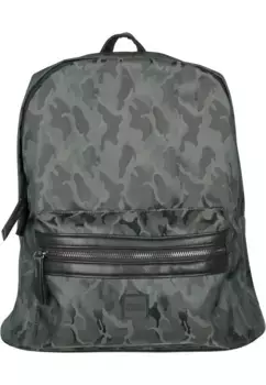 Рюкзак URBAN CLASSICS "Жаккардовый рюкзак Urban Classics унисекс с камуфляжным принтом", оливковый