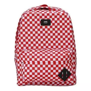 Рюкзак Vans Old Skool Checkerboard Backpack 'Red White', красный