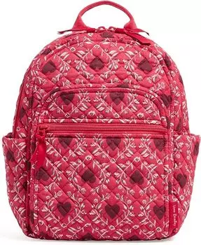 Рюкзак Vera Bradley Cotton Small Women's, красный/белый