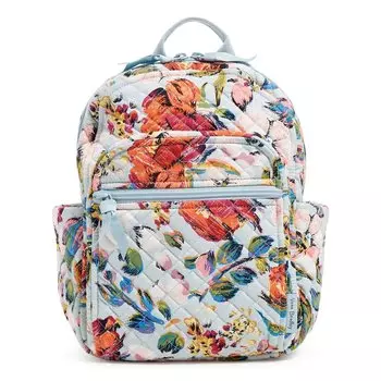 Рюкзак Vera Bradley Cotton Small Women's, голубой/мультиколор