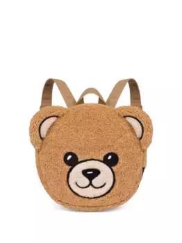 Рюкзак в форме медведя Moschino Kids, коричневый