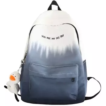 Рюкзак Warrior Canvas, стандартный, унисекс, серый/синий, с подвеской