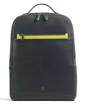 Рюкзак Washington 15 дюймов из мелкозернистой кожи Dudu Bags, зеленый