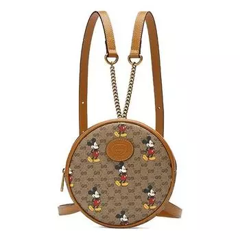 Рюкзак (WMNS) GUCCI xDisney GG Bag Creamy/Brown, бежевый