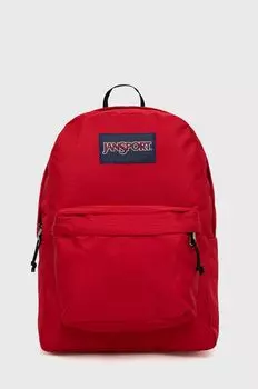 Рюкзак Янспорт Jansport, красный