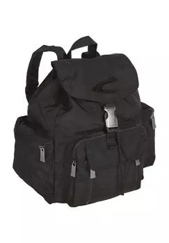 Рюкзак, застежка-пряжка, шнурок, мужской camel active, черный