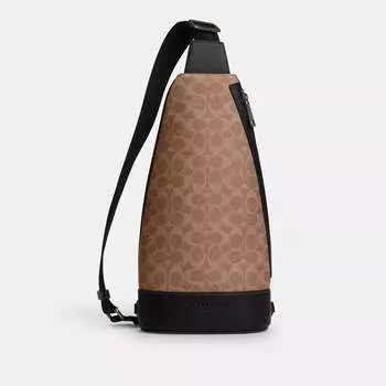 Рюкзак женский Coach Outlet, светло-коричневый/черный