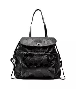 Рюкзак женский Desigual x Disney Desigual с тиснением, черный