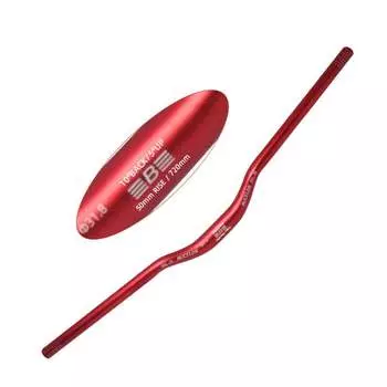 Руль для велосипеда LeBycle, руль для горного велосипеда, руль из алюминиевого сплава, руль для спуска, красный, 31,8-720-50 мм