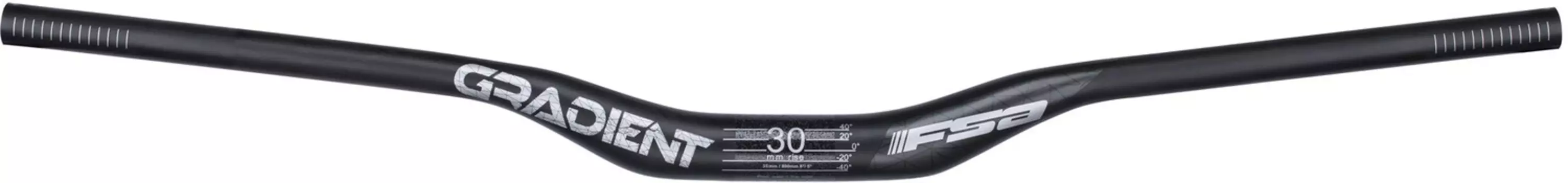 Руль Gradient Carbon Riser 30 FSA, черный