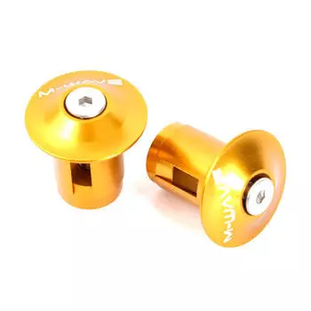 Руль M-Wave с ЧПУ заканчивается алюминием, золотом, оранжевым цветом., золото