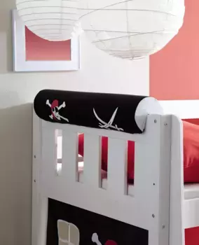 Рулет для шеи Тикаа, (1 шт.) Ticaa 79 см, черный/белый