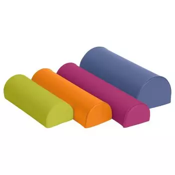 Рулонная подушка для хранения в рулоне на три четверти с чехлом из искусственной кожи 60x15 см Sport-Tec