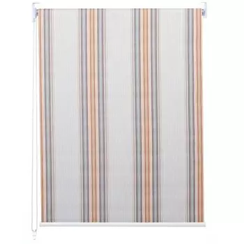 Рулонная штора MCW D52, 80x230x7 см цвет braun/grau/orange