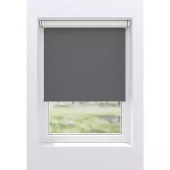 Рулонная штора мой дом «Ina», затемнение, теплозащита, энергосберегающая теплоизоляция, с сверлением/без сверления, свободновисящая, белая спинка, крепление Klemmfix или винтами My Home, цвет grau/grau + wei