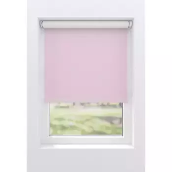 Рулонная штора мой дом «Ina», затемнение, теплозащита, энергосберегающая теплоизоляция, с сверлением/без сверления, свободновисящая, белая спинка, крепление Klemmfix или винтами My Home, цвет rosa/rosa + wei