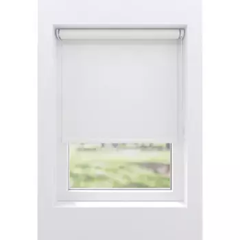 Рулонная штора мой дом «Ina», затемнение, теплозащита, энергосберегающая теплоизоляция, с сверлением/без сверления, свободновисящая, белая спинка, крепление Klemmfix или винтами My Home, цвет reinwei/reinwei + wei