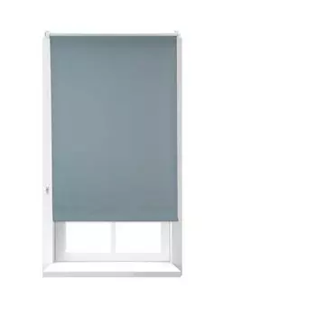 Рулонные шторы Блэкаут Relaxdays grau 60 bis 120 breit, 70x165x5 см цвет anthrazit/silber