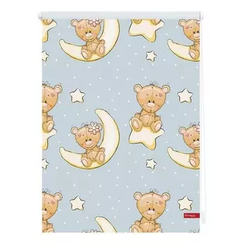 Рулонные шторы Блэкаут twentyfour Brchen, 80x150x6 см, синий