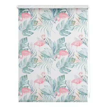 Рулонные шторы Lichtblick Flamingo, 45x150x6 см цвет rosa/grn