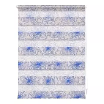 Рулонные шторы Lichtblick Flower Wheel, 90x150x6 см, синий