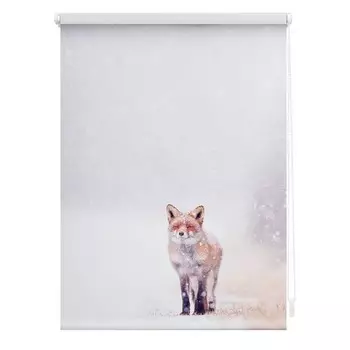 Рулонные шторы Lichtblick Fuchs im Schnee, 60x150x6 см цвет wei/rot