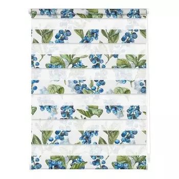 Рулонные шторы Lichtblick Heidelbeere, 60x150x6 см, синий/зеленый