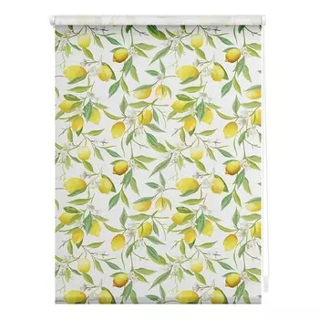 Рулонные шторы Lichtblick Limone, 90x150x6 см цвет gelb/grn