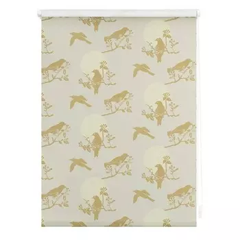 Рулонные шторы Lichtblick Moon Birds, 120x150x6 см, бежевый