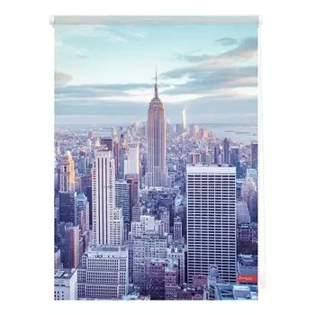 Рулонные шторы Lichtblick New York, 70x150x6 см цвет blau/grau