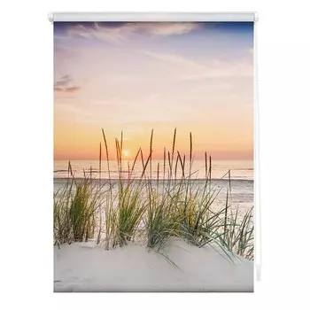 Рулонные шторы Lichtblick Nordseestrand, 45x150x6 см, красный/белый