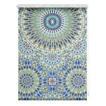 Рулонные шторы Lichtblick Orientalische Muster, 60x150x6 см, синий/зеленый