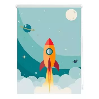 Рулонные шторы Lichtblick Rakete, 45x150x5 см, синий