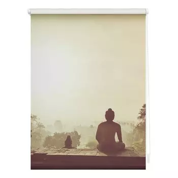 Рулонные шторы Lichtblick Tempel Borobudur, 45x150x6 см, оранжевый