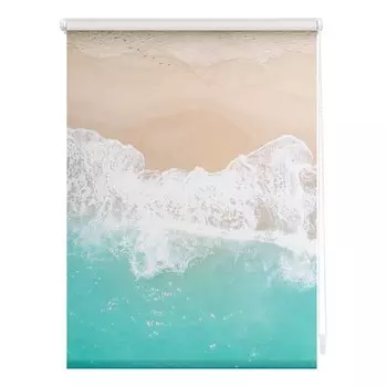Рулонные шторы Lichtblick The Beach, 45x150x6 см цвет trkis/beige