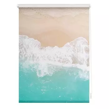 Рулонные шторы Lichtblick The Beach, 90x150x6 см цвет trkis/beige