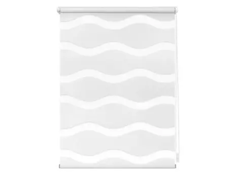 Рулонные шторы Ondeco Wellen mit Klemmtrger, 70x160x5 см, белый
