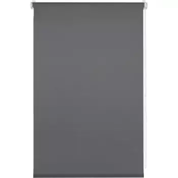 Рулонные шторы со стороны дома "Роллеты Uni зажим", затемнение, защитная перегородка, с сверлением/без сверления, свободно висит, возможен винтовой монтаж My Home, антрацит