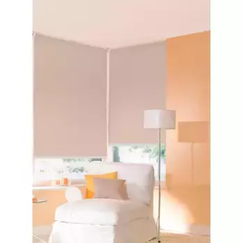 Рулонные шторы Sunlines с боковым подъемом «One size Style uni», светозащита, без сверления, свободно висят, сделано в Германии, цвет creme