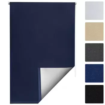 Рулонные шторы thermor rollo solreflect t42 40/160 см темно-синий Sol Royal, темно-синий