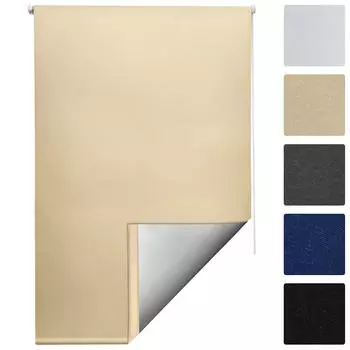 Рулонные шторы thermorollo solreflect t42 120/160 см кремовый Sol Royal, кремовый